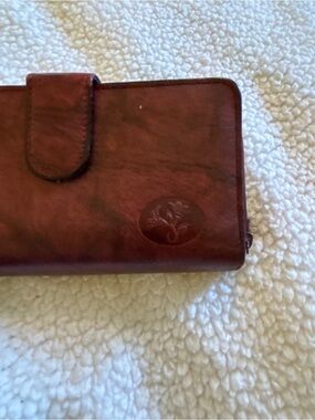 Brown Top Grain Cowhide Leather Wallet